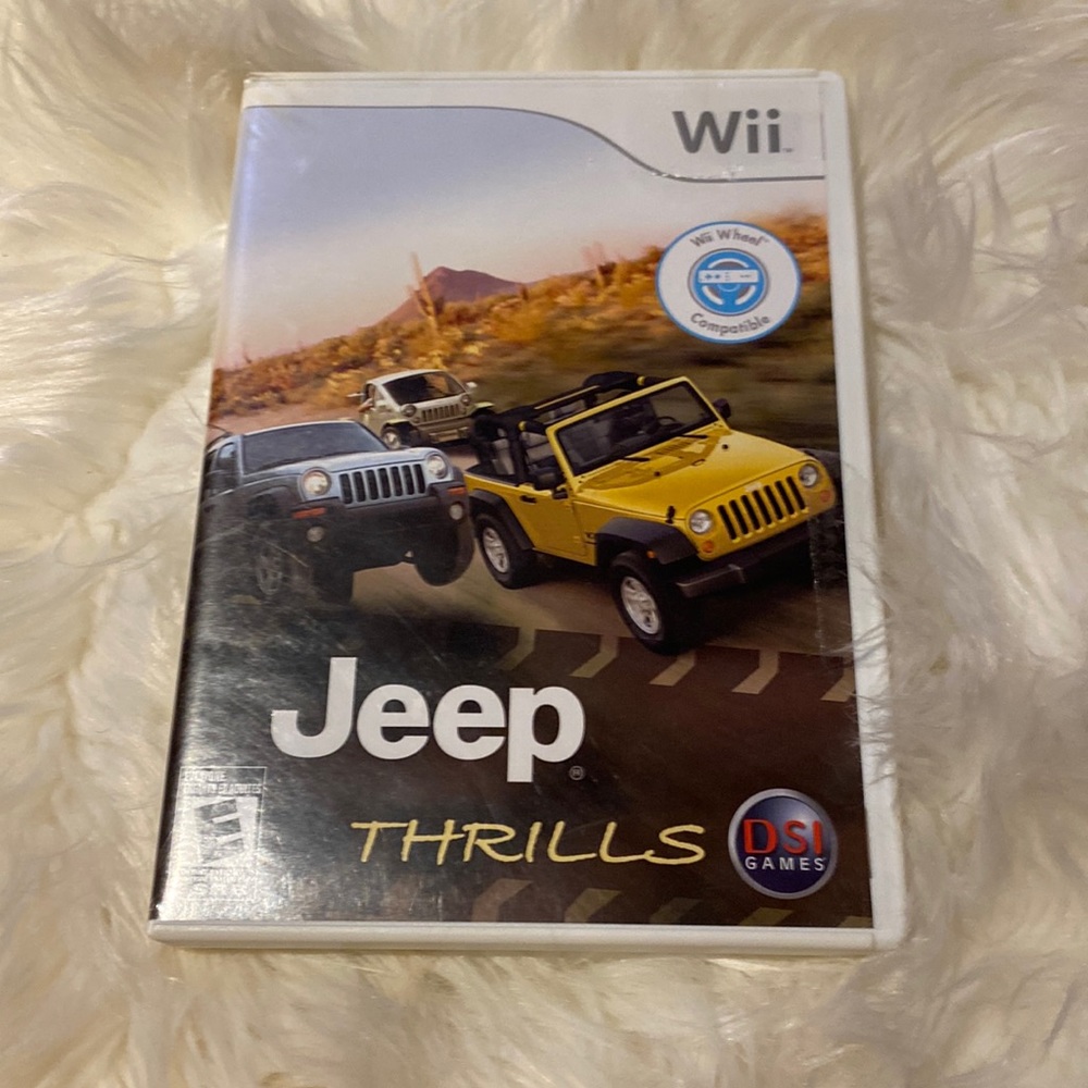 Nintendo Wii Game Jeep Thrills